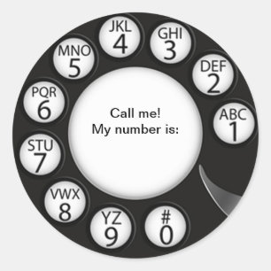 OPUS Bel het Man! Ronde Sticker