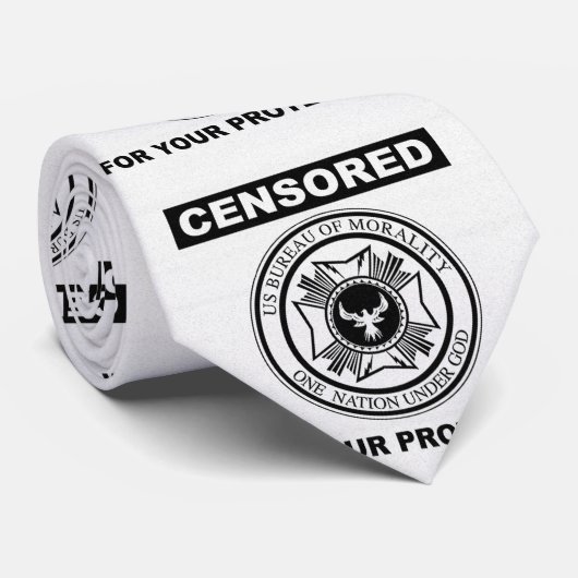 OPUS Censored Xmas condooms Stropdas (Opgerold)