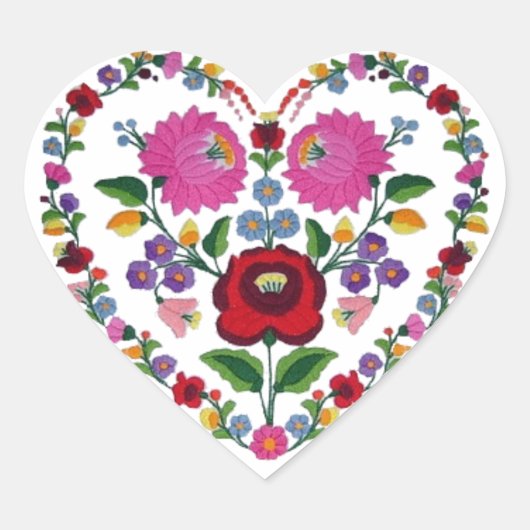OPUS CHANGEABELD Hongaars hart Hart Sticker (Voorkant)