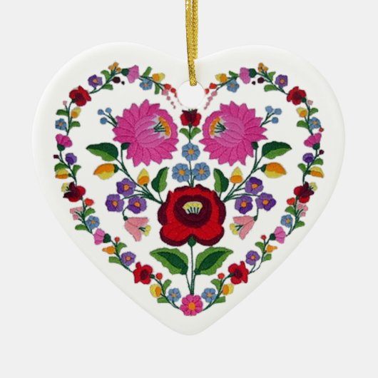 OPUS CHANGEABELD Hongaars Hart TBA Keramisch Ornament (Voorkant)