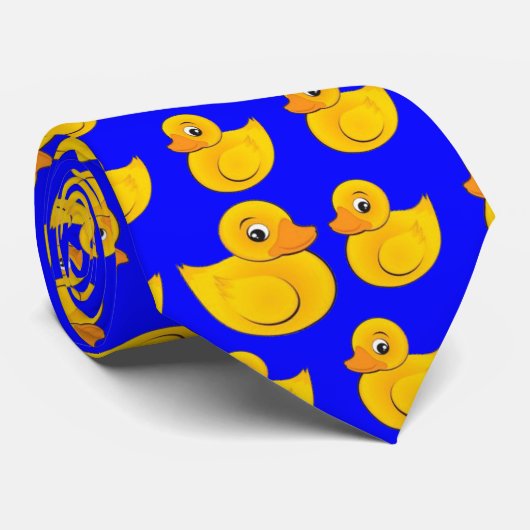 OPUS CHANGEABELE Gele Rubber Duck Stropdas (Opgerold)