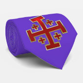 OPUS CHANGEABLE Jerusalem Cross Stropdas (Opgerold)