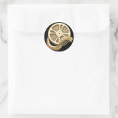 OPUS Gold Film Reel Ronde Sticker (Tas)