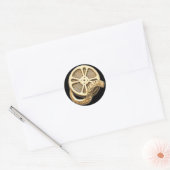 OPUS Gold Film Reel Ronde Sticker (Envelop)