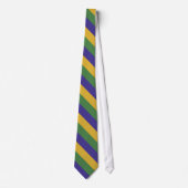 OPUS Mardi Gras Diagonal Striped Stropdas (Voorkant)