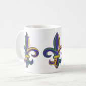 OPUS Mardi Gras Fleur De Lis Koffiemok (Voorkant links)