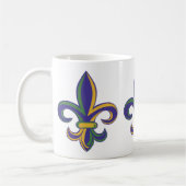 OPUS Mardi Gras Fleur De Lis Koffiemok (Links)