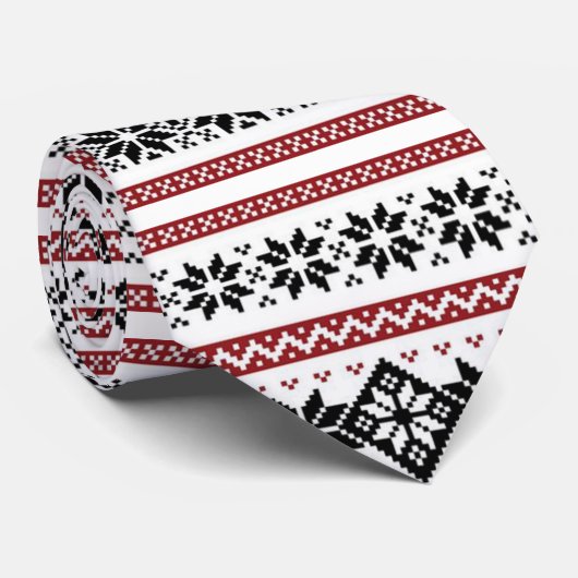 OPUS noords - dubbelzijdig Stropdas (Opgerold)