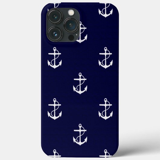 Opus Posh Anchor Nautical Case-Mate iPhone Case (Achterkant)