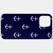 Opus Posh Anchor Nautical Case-Mate iPhone Case (Achterkant (horizontaal))
