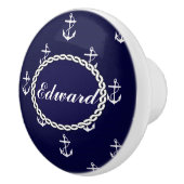 Opus Posh Anchor Nautical Custom Keramische Knop (Rechts)