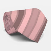 OPUS Rosy Brown diagonaal gestreept Stropdas (Opgerold)