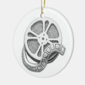 OPUS Silver Film Reel Keramisch Ornament (Links)
