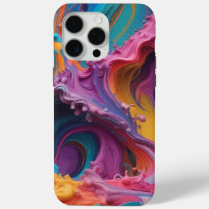 Opvallen in stijl: oogstrelend Abstract iPhone 15 Pro Max Hoesje