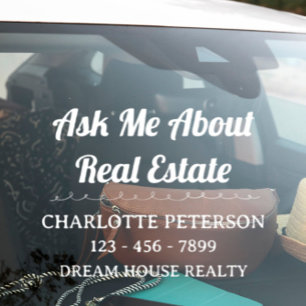 Opvallen met een professionele Realtor Car Decal