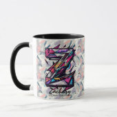 Opvallend Abstract Monogram Mok - Z voor Zachary (Links)