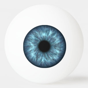 Opvallend blauw eyeball pingpongbal pingpongballen