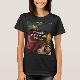 Opvallend boek Hoesje Design op zwart T-shirt