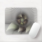 Opvallend cijfer, Moderne Abstracte fractale Kunst Muismat (Met muis)