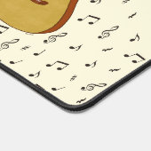 Opvallend drie gitaarmuziek design bureaumat (Hoek)