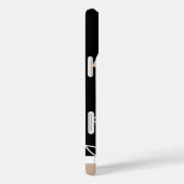 Opvallend geroosterde amandelvlinder en bloemen Case-Mate iPhone case (Achterkant / Rechts)