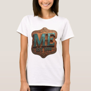 Opvallend Goud ME EST 1998 Tekst Design T-shirt