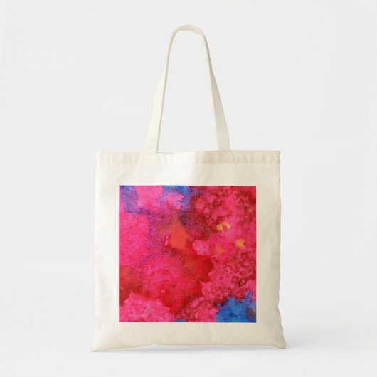 Opvallend Hot Neon Roze Abstract Tote Bag (Voorkant)