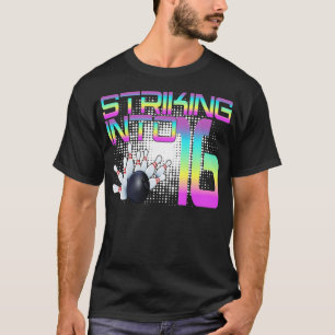 Opvallend in 16 Bowling Bowler 16e verjaardag Cele T-shirt