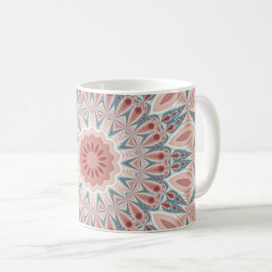 Opvallend Moderne Kaleidoscoop Mandala Fractal Art Koffiemok