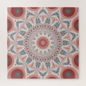 Opvallend Moderne Kaleidoscoop Mandala Fractal Art Legpuzzel (Verticaal)