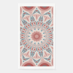 Opvallend Moderne Kaleidoscoop Mandala Fractal Art Servet