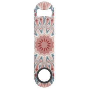Opvallend Moderne Kaleidoscoop Mandala Fractal Art Speed Flessenopener