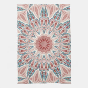 Opvallend Moderne Kaleidoscoop Mandala Fractal Art Theedoek