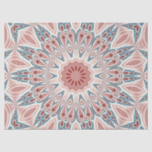 Opvallend Moderne Kaleidoscoop Mandala Fractal Art Tissuepapier