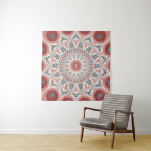 Opvallend Moderne Kaleidoscoop Mandala Fractal Art Wandkleed