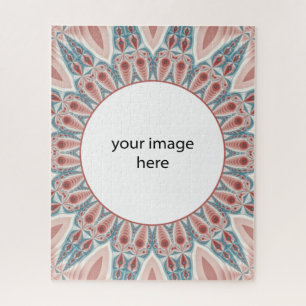 Opvallend Moderne Kaleidoscope Mandala Art Own Fot Legpuzzel