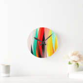 Opvallend Multicolored Ronde Klok (Huis)