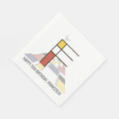 Opvallend neoplasticisme Style Monogram. Brief F Servet (Hoek)