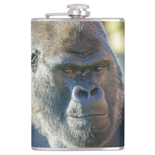 Opvallend Silverback Coffee Heupfles (Voorkant)