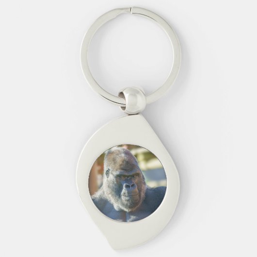Opvallend Silverback Sleutelhanger (Voorkant)