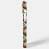 Opvallende iPhone Case met Roze Proteas (Achterkant / Links)