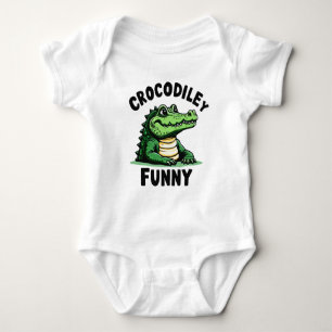 Opvallende krokodil T-shirt – Grappige krokodil