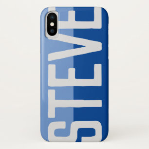 Opvallende naam design. iPhone x hoesje