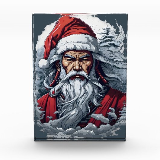 Opvallende Samurai Sinterklaas Fotoblokken (Voorkant)