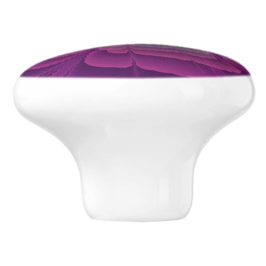 Opvallende ventilator kleurrijk Abstract fractal a Keramische Knop (Zijkant)