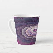 Opvallende ventilator kleurrijk Abstract fractal a Latte Mok (Linkerhoek)