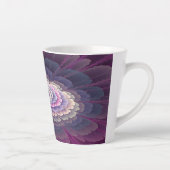 Opvallende ventilator kleurrijk Abstract fractal a Latte Mok (Rechts)