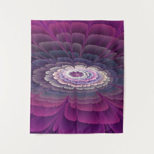 Opvallende ventilator kleurrijk Abstract fractal a Wandkleed (Voorkant)