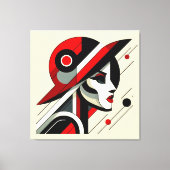 Opvallende visuele illustraties #1 canvas afdruk (Voorkant)