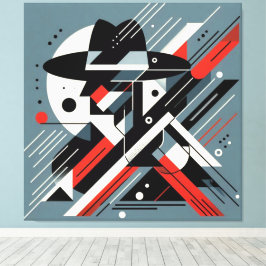 Opvallende visuele illustraties #6 canvas afdruk